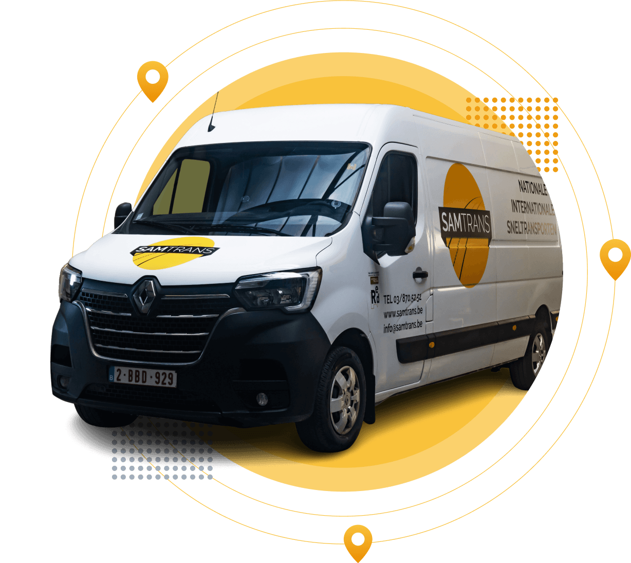 Type large van Express Transporten Samtrans